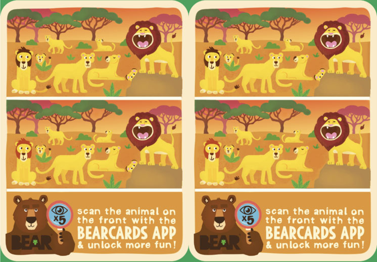 Yoyo Bear Animal Card Variant 12