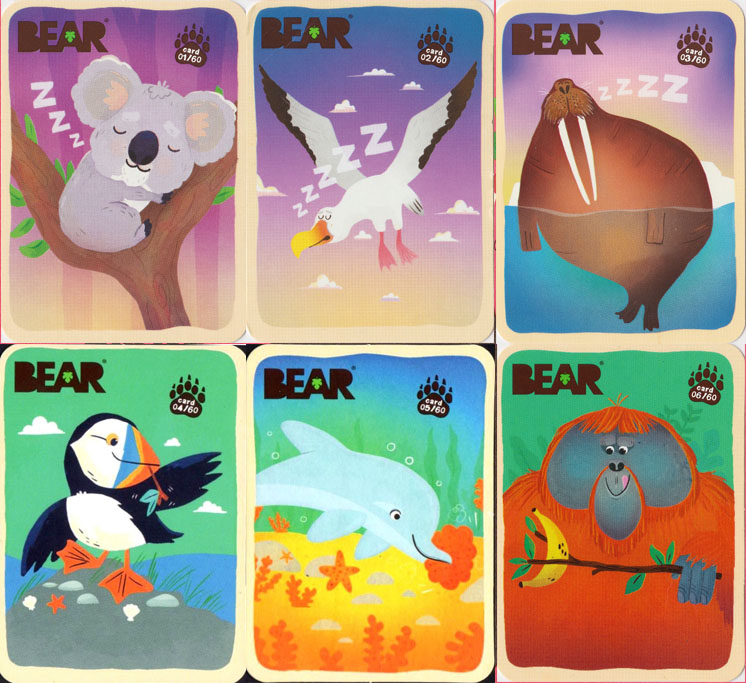 Yoyo Bear's Animals UK Cards Gallery