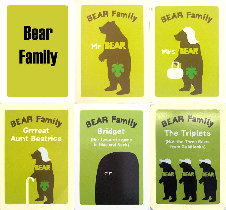 Yoyo Bear Animal Families Cards Gallery