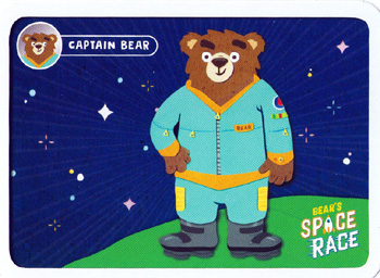 Yoyo Bear Space Race cards