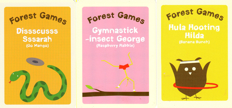 Yoyo Bear Forest Games Cards