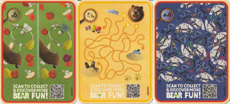 Bearilliant Beasts cards backs