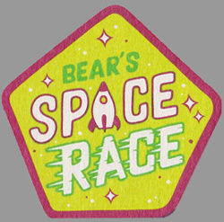 Yoyo Bear Space Race Logo