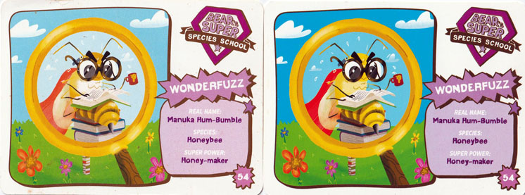 Yoyo Bear Super Species card 54 variants